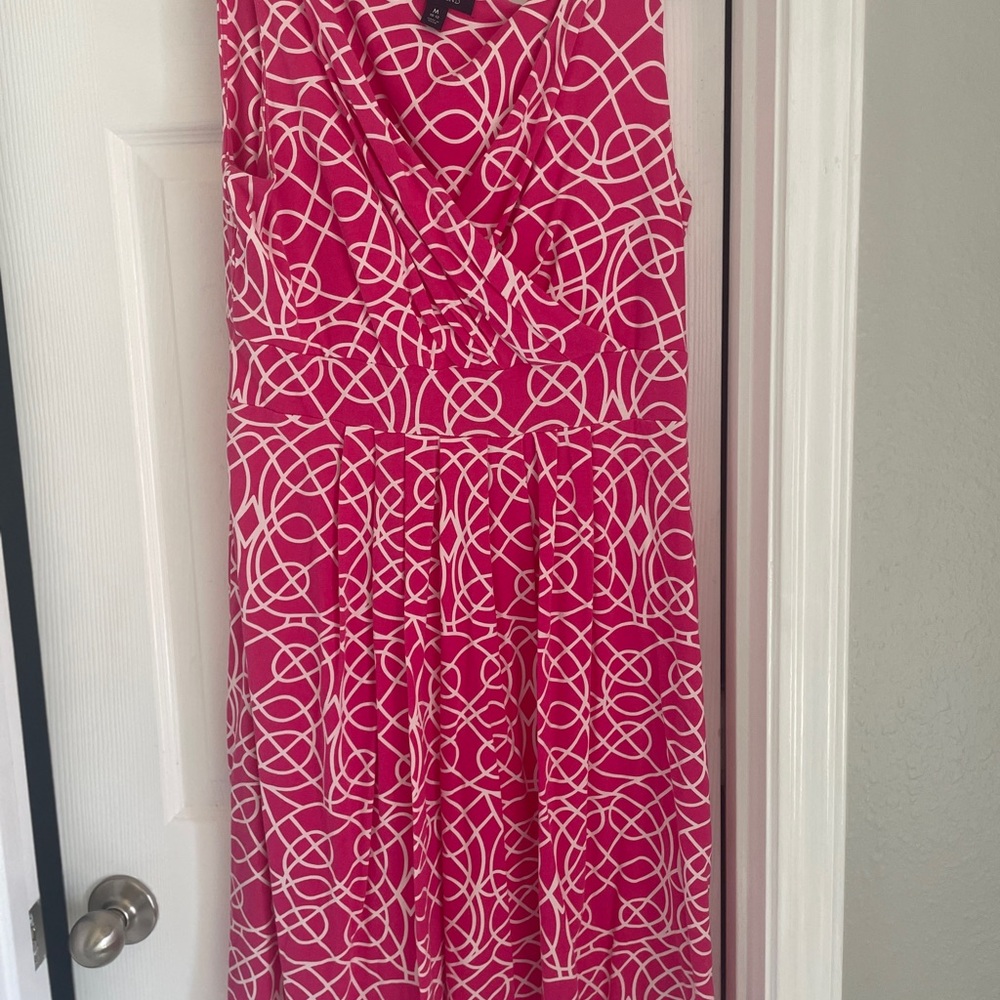 Pink Patterned Women's Sun Dress